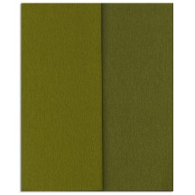 Gloria Doublette Double Sided Crepe Paper from Germany ~ Olive and Moss Green
